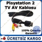 PS2 PS3 Av Tv Lale Kablo Playstation 2 - 3 Görüntü Kablosu 1.8m