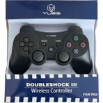 PS3 Kablosuz Joystick – DualShock Tarzı, Titreşim Destekli, Ergonomik Tasarım, USB Şarjlı - Siyah