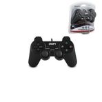 PS3 SİYAH OYUN KOLU ANALOG TİTREŞİMLİ USB KABLO 15 TUŞ - 2 ANALOG - 8 YÖN TETİKLEYİCİ 1.8MT KABLO (4604)