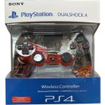 Ps4 Dualshock 4 V2 Gamepad Desenli Yeni Nesil Kol - Kırmızı