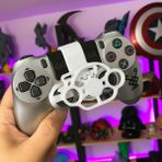 Ps4 Dualshock Gamepad Uyumlu 3D Direksiyon Aparatı - Beyaz