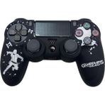 Ps4 Dualshock Joystick Koruyucu Galax Desenliy Desenli Silikon Kılıf - Siyah