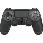 Ps4 Joystick Çift Titreşim 600MAH Ps4 Gamepad Oyun Kolu Slim Pro Fat Kablosuz Bluetooth Ps4 - Siyah