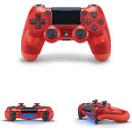 Ps4 Joystick Ps4 Kol Dualshock4 V2 - Şeffaf - Kırmızı