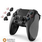 Ps4 Kablosuz Oyun Kolu Bluetooth Joystick Ps4 Pc Uyumlu Çift Titreşimli Ergonomik Tasarımlı - Siyah