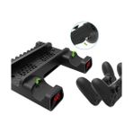 Ps4 Pro ve Slim Için Fanlı Dikey Soğutucu ve Kol Şarj Edici Organizatör Stand TP4-882 - Altın