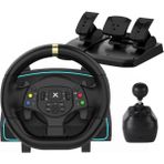 Ps4 Ps3 Pc Xbox One/s/x Ns Uyumlu 1080• Oyuncu Direksiyon Seti Manuel Vites Titreşim 3 Pedallı