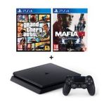 PS4 SLİM 500 GB 1 KOLLU GTA 5 MAFİA 3 TEŞHİR ÜRÜNÜ 2 YIL GARANTİLİ