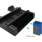 Ps4 Slim İçin Fanlı Dikey Soğutucu Kol Şarj Edici Organizatör Stand Tp4-882