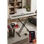 PS4000WH-SET Tuş Hassasiyetli 61 Tuşlu Org Bluetooth USB Midi (Sustain Pedalı Çanta Kulaklık St