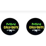 Ps5 Dualsense 1 Çift Ps4 Xbox 360 One S x ,ps4,ps3,nintendo Uyumlu Desenli Analog Koruyucu Başlığı Call Of Duty - Yeşil