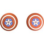 Ps5 Dualsense 1 Çift Xbox 360 One S x ,ps4,ps3,nintendo Uyumlu Desenli Analog Koruyucu Başlığı Captain America - Kırmızı