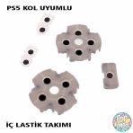 Ps5 Kol Lastik Takımı İç Silikon Lastiği Playstation 5 Tamir Rubber Pad 5 Parça Takım Set