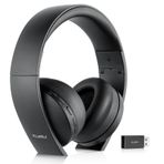 PS5 Kulaklık Kablosuz - Ayrı Oyun ve Sohbet Sesi - 2,4 Ghz 3D Ses Katlanabilir Oyun Kulaklığı Bluetooth 5.3 Kulaklıklar Çift Gizli Gürültü Önleyici Mikrofonlu Playstation PS4 Switch PC Mac için