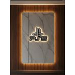 Ps5 Logo Dekoratif Duvar Süsü Oyun Odası Salon Uyumu