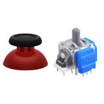Ps5 Manyetik Motor Topuz 1+1 Set Bordo Hall Sensör Analog Playstation 5 Yedek Parça