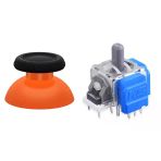 Ps5 Manyetik Motor Topuz 1+1 Set Turuncu Hall Sensör Analog Playstation 5 Yedek Parça