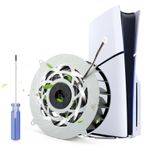 PS5 Slim dahili soğutma fanı yedek PlayStation 5 Slim 19 bıçakları Fan soğutucu NMB 11541GS-12M-WB-01 CPU soğutma fanı konsolu aksesuarları ile uyumlu