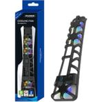 Ps5 Slim Kasa Soğutucu Uyumlu Turbo Fan Rgb Cooling Ice - Beyaz - Siyah