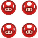 Ps5/ps4/ps3/xbox One/one X/one S/series X/series S 3D Mario Analog Koruyucu - Kırmızı