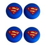 Ps5/ps4/ps3/xbox One/one X/one S/series X/series S 3D Superman Analog Koruyucu - Mavi