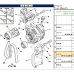 Psa Gergi Kütüğü 206 406 Bipper Partner Tepee Expert Xsara C5 Nemo (1611424880-1613844280-T38458)