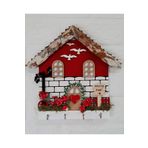 PSAcraft Arkadaşa Hediye Duvar Dekoru 27x27 Cm Anahtarlık Askısı Kırmızı 27 cm