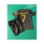 PSG MBAPPE 7 SİYAH ÇOCUK FUTBOL FORMASI FORMA + ŞORT + ÇORAP + BİLEKLİK 4 PARÇA GURLSX127