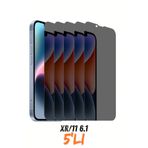 PSGT 5'li Iphone XR/11 6.1 Uyumlu Tam Kaplayan Hayalet Seramik Ekran Koruyucu Kırılmaz Cam Filmi