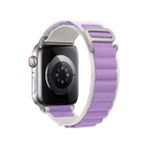 PSGT Alpin Apple watch Ultra Band 42-44-45-49mm S10-11 (46mm )Kordon Alpin 10 9 8 7 6 5 SE - Beyaz - Lila - S10 S11 -46mm (42/44/45/49)mm