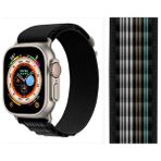 PSGT Alpin Apple watch Ultra Band 42-44-45-49mm S10-11 (46mm )Kordon Alpin 10 9 8 7 6 5 SE - Siyah - Beyaz - Yeşil - Kırmızı - Gri - S10 S11 -46mm (42/44/45/49)mm
