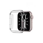 PSGT Apple Watch 38mm ile Uyumlu Şeffaf Silikon 360 Tam Koruma Kılıf
