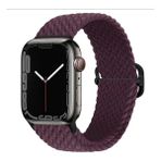 PSGT Apple Watch Gs Dt Pro T800 Ultra 3 4 5 6 7 8 Se 42 44 45 49 mm ve Ultra Replıka Uyumlu Kordon - Şarap Kırmızısı - 42-44-45-49MM