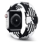PSGT Apple Watch Gs Dt Pro T800 Ultra 3 4 5 6 7 8 Se 42 44 45 49 mm ve Ultra Replıka Uyumlu Kordon - Siyah - Beyaz - 42-44-45-49MM