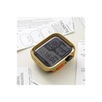 PSGT Apple Watch Series 10 42mm ile Uyumlu TPU Kasa Koruyucu Kılıf, Gold