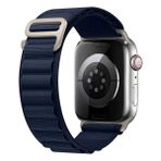 PSGT Apple Watch Uyumlu 38-40-41 S10(42) 1/2/3/4/5/6/se/7/8/ Kordon Alpin Loop Kordon - Koyu Lacivert - (38/40/41MM)S10 S11(42MM)