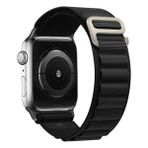 PSGT Apple Watch Uyumlu 38-40-41 S10(42) 1/2/3/4/5/6/se/7/8/ Kordon Alpin Loop Kordon - Siyah - (38/40/41MM)S10 S11(42MM)