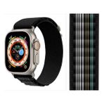PSGT Apple Watch Uyumlu 38-40-41 S10(42) 1/2/3/4/5/6/se/7/8/ Kordon Alpin Loop Kordon - Siyah - Beyaz - Yeşil - Kırmızı - Gri - (38/40/41MM)S10 S11(42MM)