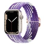PSGT Apple Watch Uyumlu 38-40-41 S10(42) 1/2/3/4/5/6/se/7/8/ Kordon pride Kordon - Mor - Beyaz - 38-40-41MM