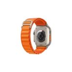 Psgt Apple Watch Uyumlu 42MM 44MM 45MM 49MM 1/2/3/4/5/6/se/7/8/9ultra Kordon - Turuncu - S10 S11 -46mm (42/44/45/49)mm