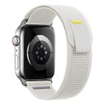 PSGT Apple Watch Uyumlu 42MM 44MM 45MM 49MM 1/2/3/4/5/6/se/7/8/ultra Kordon Trail Loop Kordon Strap - Beyaz - Açık Gri - 42-44-45-49MM