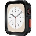PSGT Apple Watch Uyumlu 5 6 7 8 9 49MM Kılıf Kasa Koruyucu 360 Tpu - Siyah