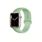 PSGT Apple Watch Uyumlu Seri: 1/2/3/4/5/6/se/7/8/9 (38-40-41MM) Ve Seri 10-11 (42MM) Silikon Kordon A++
