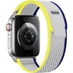 PSGT Apple Watch Uyumlu Seri 1/2/3/4/5/6/se/7/8/9 - 38/40/41MM - S10-11(42MM) Kordon Trail 56 - Sarı - Gri - Lacivert - 38-40-41MM