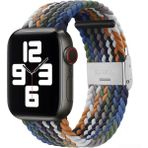 PSGT Apple Watch Uyumlu Yeni Ayarlanabilir Örgülü Esnek Kordon 40MM 41MM 438MM Pr Pro 2023 - Renkli - 38-40-41MM