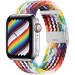 PSGT Apple Watch Uyumlu Yeni Ayarlanabilir Örgülü Esnek Kordon 40MM 41MM 438MM Pr Pro 2036 - Pride Edition - 38-40-41MM
