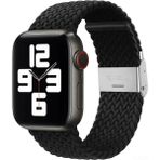 PSGT Apple Watch Uyumlu Yeni Ayarlanabilir Örgülü Esnek Kordon 40MM 41MM 438MM Pr Pro 2044 - Siyah - 38-40-41MM