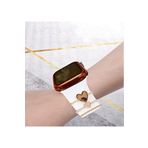 PSGT Apple Watch-xiaomi Active5/active3 Silikon Kordanları Uyumlu Saat Kordon Charm Kayış Aksesuarı