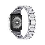 PSGT Elmas bant için Apple Watch 44mm 42mm 45mm 49mm iWatch 4 3 2 paslanmaz çelik kayış