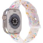 PSGT Kordon Watch UYUMLU42-44-45-49MM/ Hms 2030 - Beyaz - Gökkuşağı